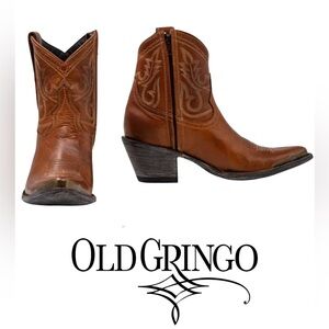 Old Gringo Toluca Ankle Boot Leather Zip Women US 8.5 B HANDMADE